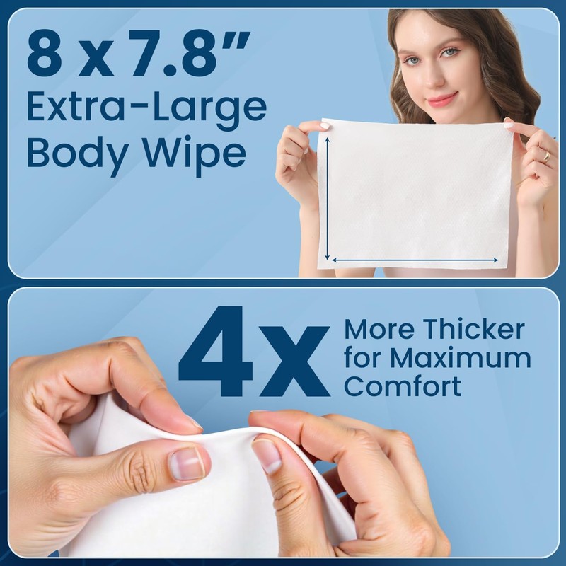 Ultra Thick Shower & Bathing Wipes | Shower & Bath