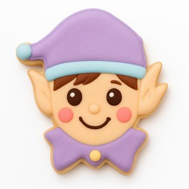 Elf Face 4 Inch Cookie Cutter from The Cookie Cutter Shop – Tin Plated Steel