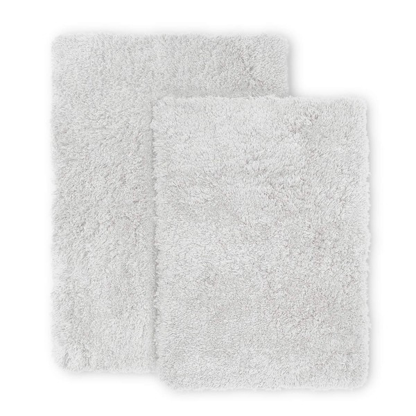 Clara Clark Shaggy Bath Rug with Non-Slip Backing Rubber Super