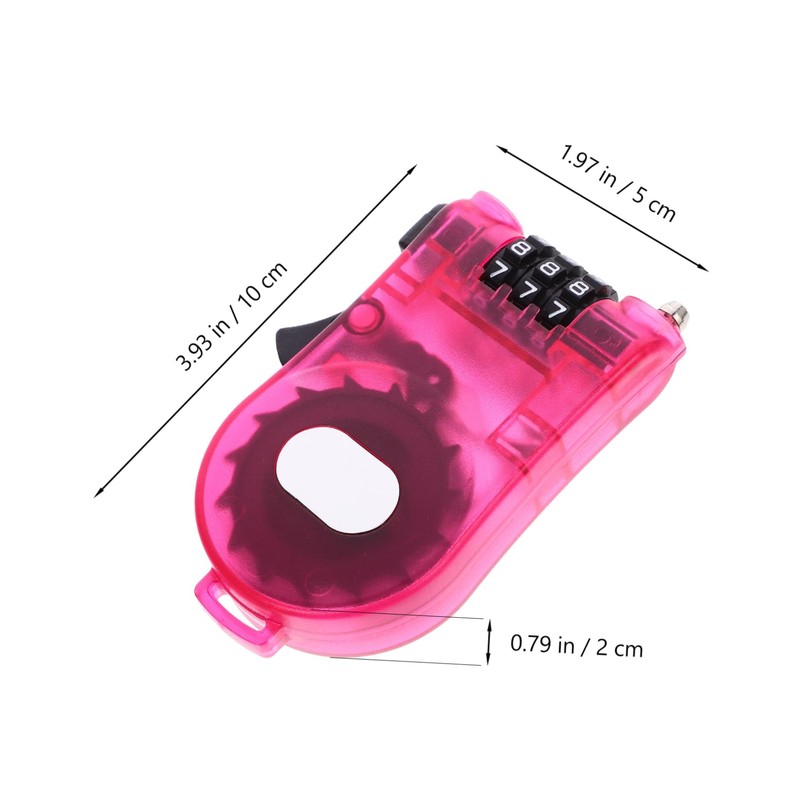 Sosoport Compact Ski Lock Password for Snowboard Scooter Bike Lightweight