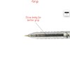 SAINO GlideStic Ballpoint Pens, BLUE, Fine Point (0.6mm), Pack of