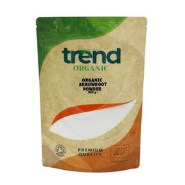 Trend Organic Arrowroot Powder for Cooking and Baking, Natural Thickening Agent (Known as Arrowroot Starch or Arrowroot Flour), Certified Organic, Vegan, Non-GMO, No Additives, No Preservatives, 500g