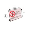 Please Don't Put Anything Here Tabletop Plate Sign | Size: