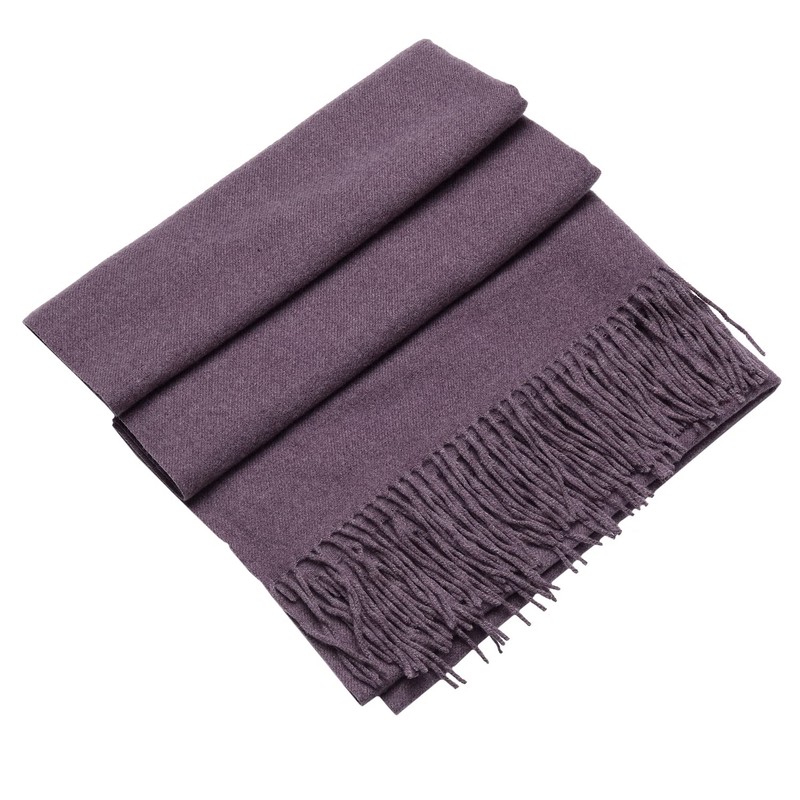 Masada Women's Winter Scarf, Warm and Soft Scarf, Purple