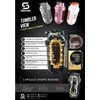 ShakeSphere Tumbler VIEW: Protein Shaker Bottle Smoothie Cup with Clear