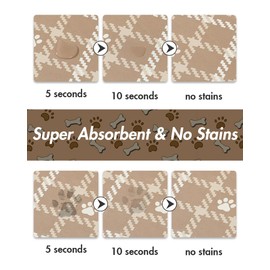 MontVoo Pet Feeding Mat-Absorbent Dog Food Mat-No Stains Dog Mat for Food and Water-Quick Dry Dog Bowl Mat Dog Water Mat-Dog Accessories Pet Supplies-Cat Food Mat Dog Water Bowl for Messy Drinkers