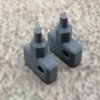 ULEIVA Replacement Key 2 x Grey Compatible with Synology NAS
