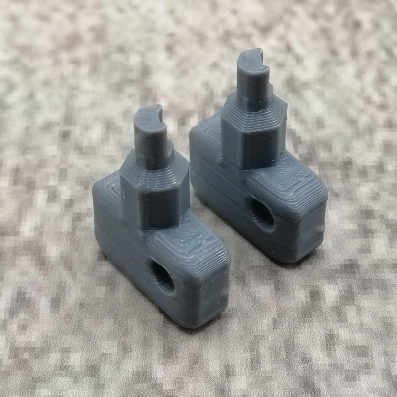 ULEIVA Replacement Key 2 x Grey Compatible with Synology NAS
