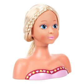 Bayer Design Top Model Hairdressing Head with Makeup Accessories