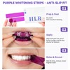 Purple Teeth Whitening Strips | Enamel Safe | Zero Residue