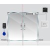 Door Access Control System RFID Keypad 600lb Electric Magnetic Door