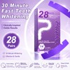 Teeth Whitening Strips Purple 28 Strips - Gentle & Effective