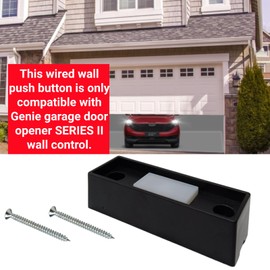 QSDIYRF Garage Door Wall Button for Genie 29599S Wired Series II Lighted Push Button Garage Door Opener Wall Control Comes with Mounting Screws, Pack of 1