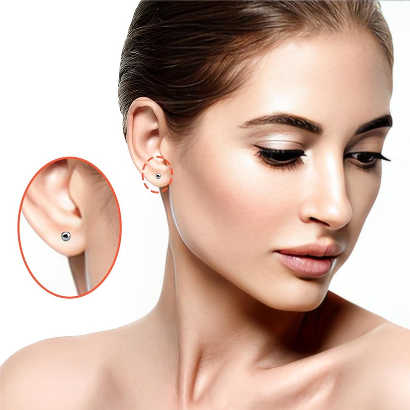 VNIDJGB 2 Pcs Ear Piercing Kit,Painless Safety Self Ear Piercing