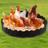 Colingmill 1 Set Chicken Dust Bath Tub Coop Lime Accessories