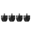 Aluminum Alloy Speaker Isolation Stand Feet Shock Absorption Pads for