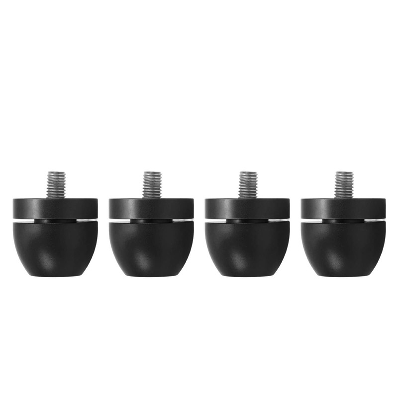 Aluminum Alloy Speaker Isolation Stand Feet Shock Absorption Pads for