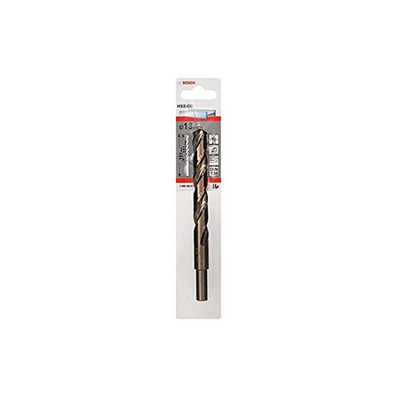 Bosch Metal Drill Bits HSS-Co, DIN 338, Gold, 13 x