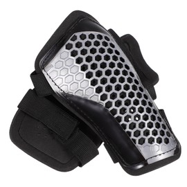 Generic 1pair Professional Dual Thick Breathable Soccer Shin Guards for Adults Lightweight Calf Protectors Non- Texture Optimal Comfort for Sports Training and