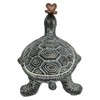 Turtle Butterfly Garden Statue Resin Fade Proof Weather Resistant Curious