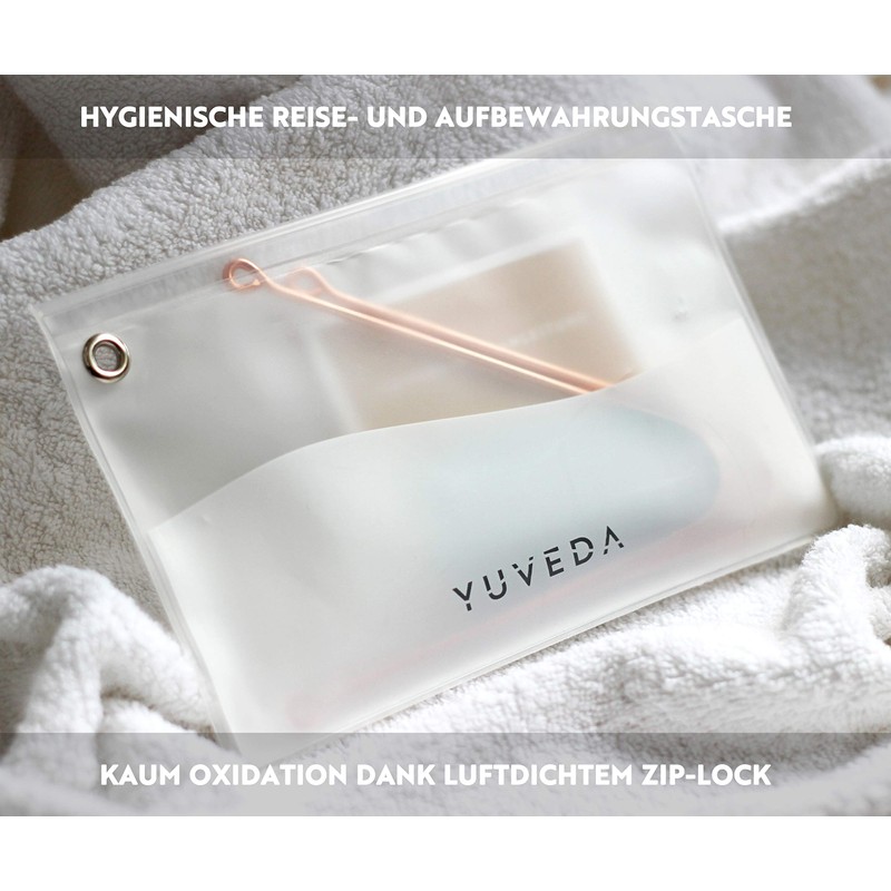 Copper Tongue Cleaner | 2 Ayurveda Tongue Scrapers for Ayurvedic