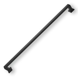 khtumeware 1 Pack Matte Black Cabinet Appliance Pulls, 12 Inch(305mm) Hole Centers Cabinet Handles Kitchen Hardware Straight Bar for Cabinets and Drawer Pulls
