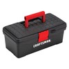 CRAFTSMAN Tool Box, Lockable, 13 in., Red/Black (CMST13004)