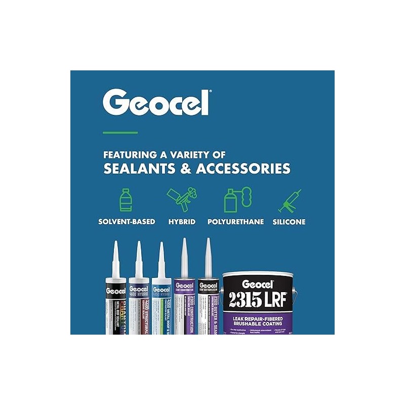 Geocel 2320 Construction Tripolymer Gutter and Narrow Seam Sealant, 10.3