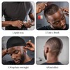 Nogeqi 3 Pcs Silky Bonnet for Men Wave Cap Satin