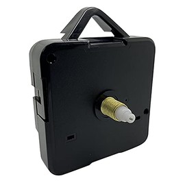 Dans Clock Shop New Replacement 6168s Sangtai Without Tic-Tac Quartz Clock Movement Motor Mechanism - Black, Medium - 10mm Gold Thread