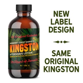 Kingston Aftershave Balm - Post Shave Face & Body Lotion - All-Natural Premium Ingredients with Vitamin E, & Cooling Menthol