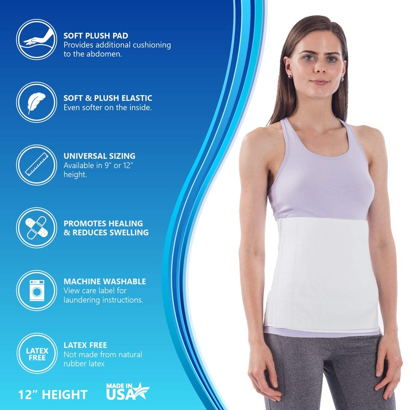 NYOrtho Postpartum Belly Binder, Abdominal Binder for Women, C-Section Recovery,
