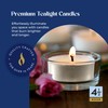Lerner Tealight Candles, 50 Count | 6 Hour Long-Burning White