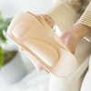 3D Foot Massage Padded Lady Invisible Socks, No-Show Arch Support