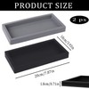2 Stück Bad Silikon Tablette, Silikon Ablageschale, Silikone Badezimmertablett Tabletts,