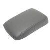 Kar Designers Synthetic Leather Gray Center Console Lid Armrest Cover