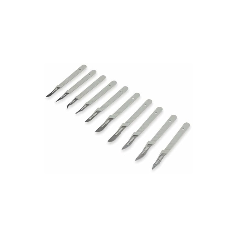 DAYTOOLS Scalpel Set ES-10 Sterile (10 Pieces)