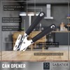 Sabatier Professional Stainless Steel Tin Can Opener - Easy, Comfortable