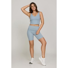 PURE CHAMP 2pk Sports Bras for Women Medium Support Crop Tops Tank Top for Women Camisole Cami Workout Tops Removable Padding (Set 4 Size X-Large)