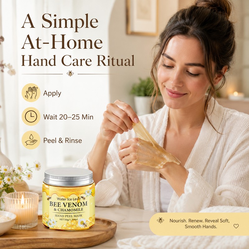 Honey Milk Hand Wax Mask for Women – Peel-Off Moisturizing