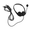 SEWACC Office Headphones with Noise Reduction Wired Headset with Built