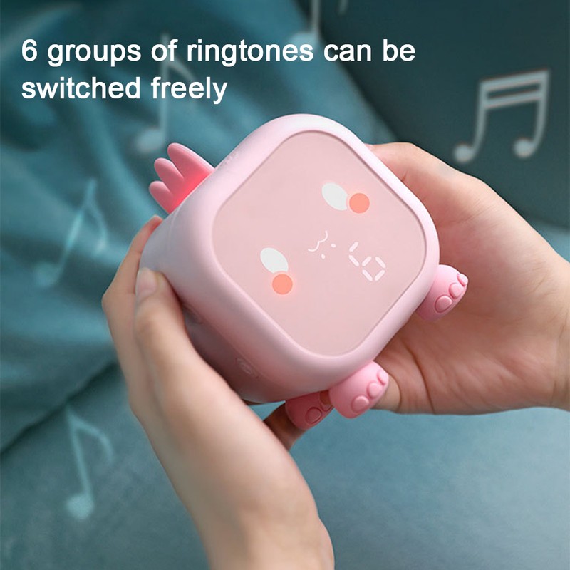 Kids Alarm Clock Cute Dinosaur Digital Alarm Clock for Kids