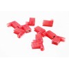 All Trade Direct 20 x Red 6.3mm Flag Terminal Insulated