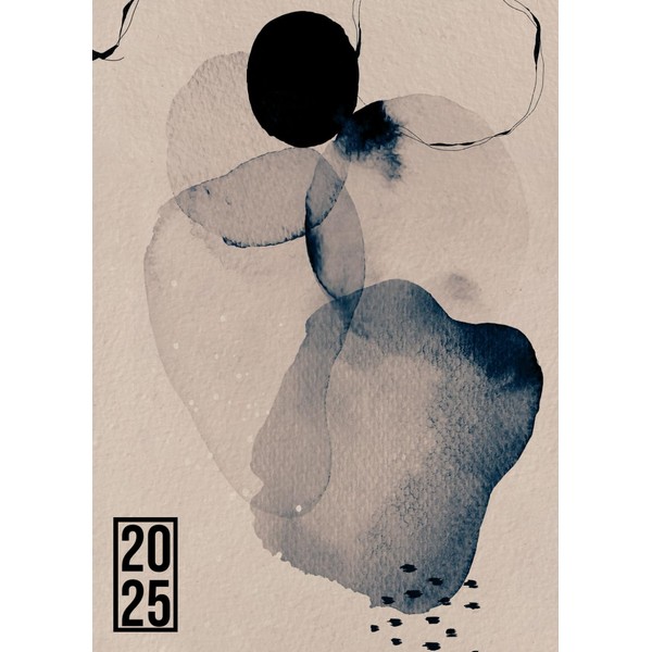 Bullet Agenda 2025 - Aquarelle: Semainier (1 semaine sur 2