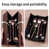 MAANGE 20 Pcs Makeup Brushes with Gift Box, Double-End Multi-functional
