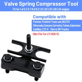 BOMLING Valve Spring Compressor Tool Fit for 4.8 5.3 5.7 6.0 6.2 LS1 LS2 LS3 LS6 Chevy LSX Camaro, Corvette, Trans am, GTO, G8, CTS V, GM Trucks, Engine 67605