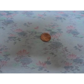 MINI Graphics DOLLHOUSE WALLPAPER- LILLY PADS- BLUE- 145D2
