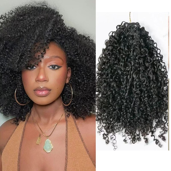 NFHAIR 100% Human Hair Knotless Pre-Separated Crochet Hair Extensions Human