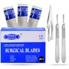 MuskalMed Pack of 100 Blades #11, Scalpel Blades for Knife
