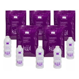 Küül 5 Sobres Decolorantes + 5 Peroxido 40vol Tono Pigmento Azules